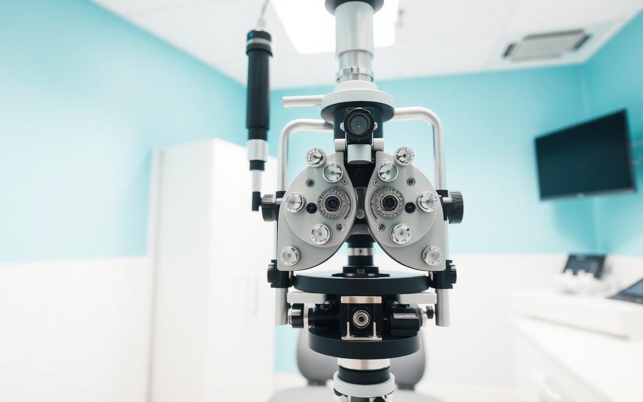 Equipamiento moderno de oftalmología en Jedu Medical Center